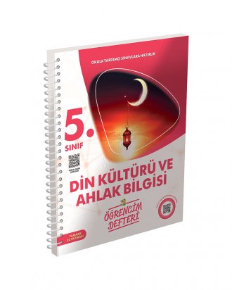 3355 - 5.Sınıf Din Kültürü ve Ahlak Bilgisi Öğrencim Defteri