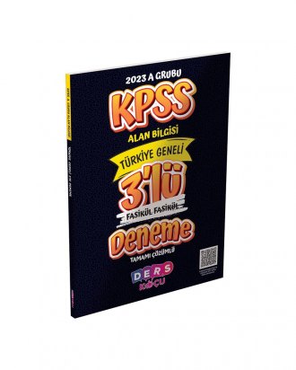 4015 - KPSS A Grubu Alan Bilgisi 3 'lü Fasikül Fasikül Deneme Sınavı Ders Koçu
