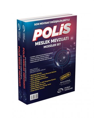 2500 - Modüler Set Polis Meslek Hukuku ve Mevzuatı Konu Anlatımlı