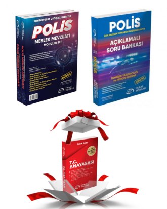S001 - Polis Konu- Soru- Anayasa Kitapçığı Set