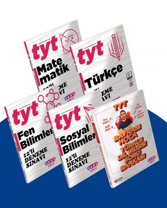 S006 TYT 12'Li Deneme Sınavı ve Türkçe Dil Bilgisi Soru B. Bayram Hoca Seti.