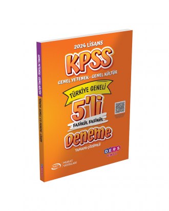 2586 - KPSS GKGY Lisans 5 'Li Fasikül Fasikül Deneme Sınavı DK